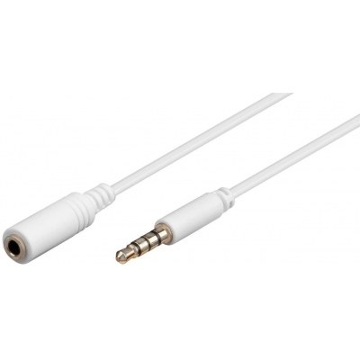 Cable JACK 3,5 Stereo Macho-Hembra Digital 4Cortes 5m