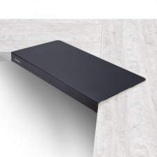 StarTech.com Superficie Manga de Acero para la Esquina de una Mesa o Escritorio de Esquina - 12,7-38,1mm de Grosor - Bandeja Extensora de Esquina de E