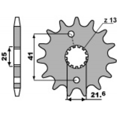 PBR Steel Standard Front Sprocket 438 - 520 438.15.18NC