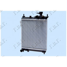 RADIATOR 1.1-1.3 PETROL +/-AC (370x320) (FAN 21.5cm) (NRF)