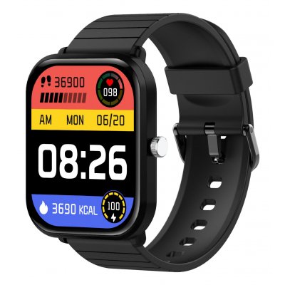 TRAINERMATE2BK Relojes inteligentes y deportivos 5,11 cm (2.01) Digital 240 x 296 Pixeles Pantalla táctil Negro