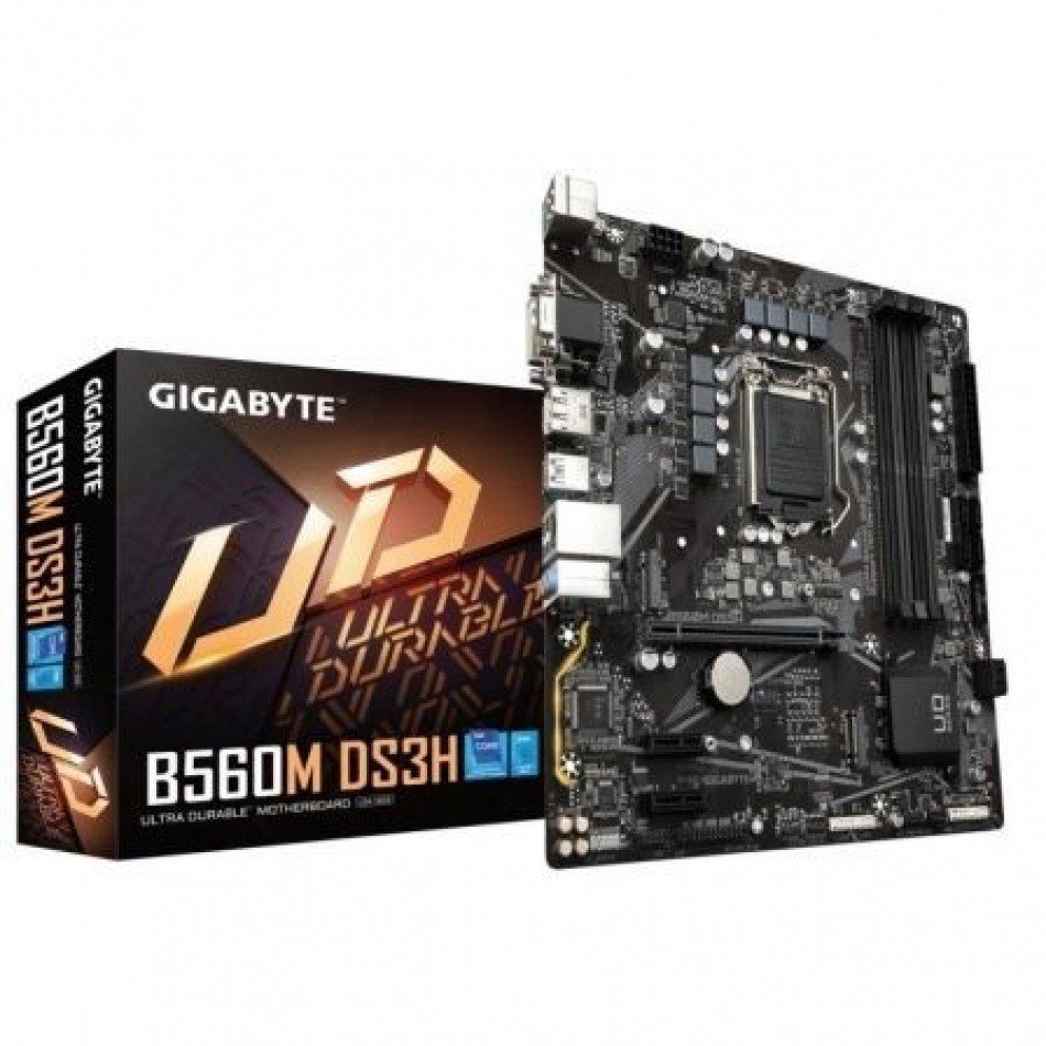 Placa Base Gigabyte B560M DS3H V2 Socket 1200/ Micro ATX