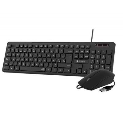 Teclado y Ratón Subblim Combo Business Slim CSSK01/ Negro