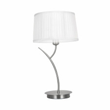 Sobremesa Magni 1xe27 Cromo C/pant.blanca 53x30x30 Cm