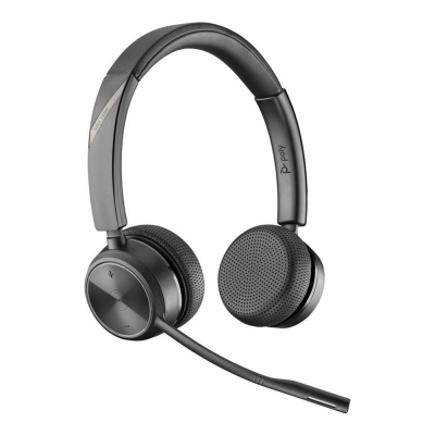 Auriculares poly savi 7220 office inalambrico negro