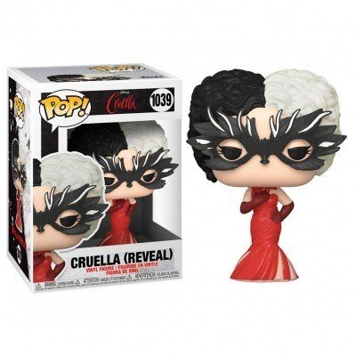 Funko pop disney cruella emma stone cruella de vil con vestido rojo 54467