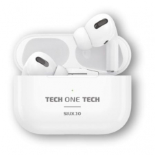 Auriculares Bluetooth Tech One Tech SIUX.10 TEC1410/ con estuche de carga/ Autonomía 5h/ Blancos