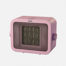 Termoventilador Ceramico Ptc Coleman 1800w Rosa 2pot Antivuelco,termostato Reg.,proteccion Seg.17,5x24,5x12cm