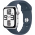 Apple Watch Se 3Rd/ Gps/ 44Mm/ Caja De Aluminio Plata/ Correa Deportiva Azul Tempestad S/M