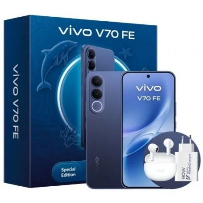 Smartphone Vivo V70 FE 8GB/ 256GB/ 6.83/ 5G/ Azul/ Incluye Cargador + Auriculares