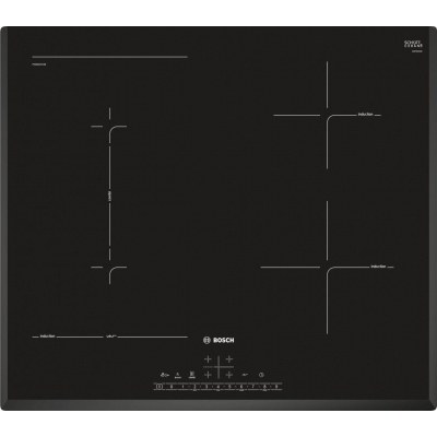 Bosch Serie 6 PVS651FC5E hobs Negro Integrado 60 cm Con placa de inducción 4 zona(s)