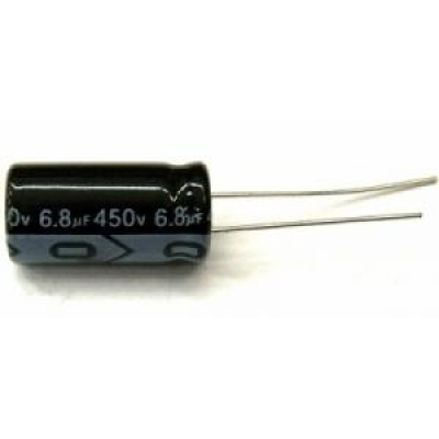 Condensador Electrolítico RADIAL 6,8uF 450Vdc 105ºC