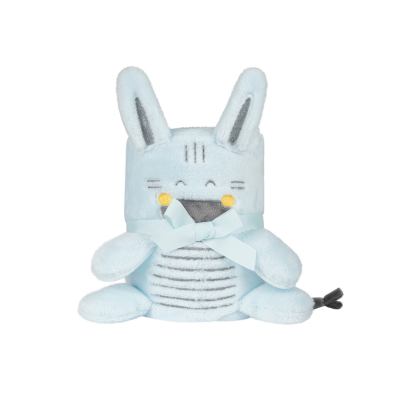 Manta de regalo con bordado 3D Stripy Friends