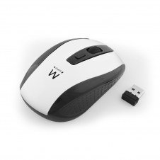 Ewent raton ambidextro rf inalambrico optico 1600dpi negro blanco