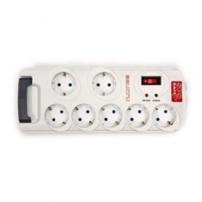 Regleta salicru sps.safe 7 7 tomas schuko proteccion infantil interruptor luminoso