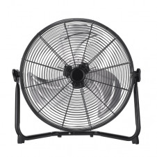 Ventilador Industrial Midas 120w Negro/cromo 55d 3 Velocidades,orientable 59x62x22 Cm