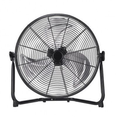 Ventilador Industrial Midas 120w Negro/cromo 55d 3 Velocidades,orientable 59x62x22 Cm