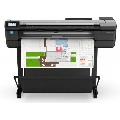 Plotter hp designjet t830 a0 36pulgadas - 2400ppp - usb - red - wifi - wifi - direct - base impresora