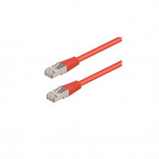 WP WPC-PAT-5F010R cable de red Rojo 1 m Cat5e F/UTP (FTP)