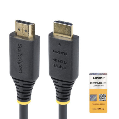 Cable hdmi 4k startech 4m - macho - macho - negro