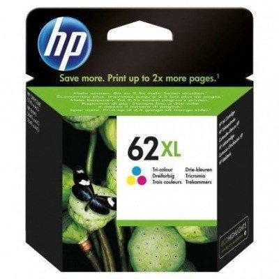 HP 62XL Color Cartucho de Tinta Original - C2P07AE