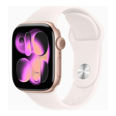Smartwatch apple watch s11 gps 42mm gold rose aluminium case m - l