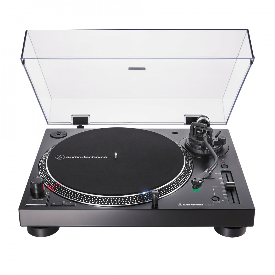 AT-LP120XBT-USB tocadisco Tocadiscos de tracción directa Negro Manual