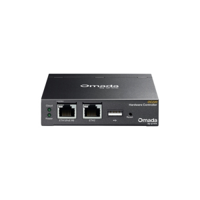 CONTROLADOR CLOUD OMADA TP-LINK OC200 PARA EAPS OMADA 2PTOS ETHERNET 1PTO MICROUSB SOPORTE CLOUD