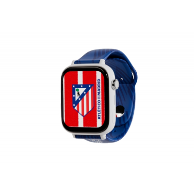 Savefamily Reloj Inteligente Infantil Savewatch Plus Edicion Atletico de Madrid con GPS y Llamada - Correa Silicona Azul