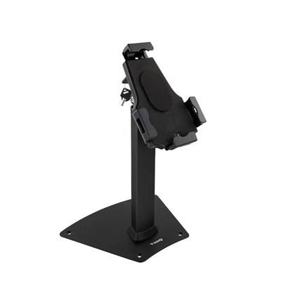 SOPORTE DE SOBREMESA PARA TABLET TOOQ TQTDS0811 DE 7.9 A 10.5 CON SISTEMA ANTIRROBO COLOR NEGRO