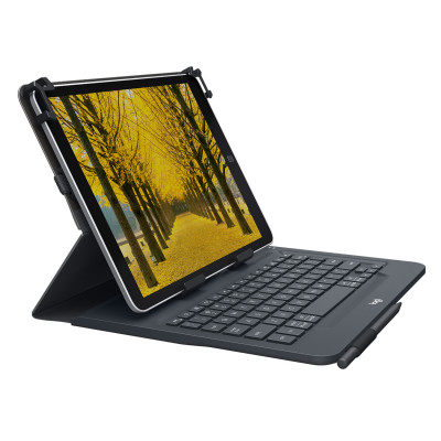 Logitech Universal - Caja de teclado y folio - inalámbrico - Bluetooth 3.0 - QWERTY español