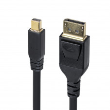 StarTech.com Cable Mini DisplayPort a DisplayPort 1.4 de 3m - 8K 60Hz - HBR3 - Adaptador MiniDP a DisplayPort - UHD 4K 120Hz - mDP a DP - Cable para M