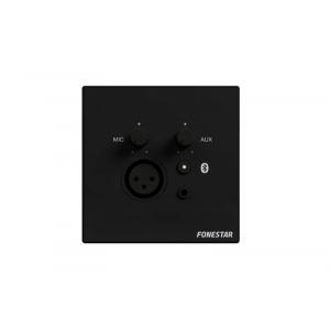 Mezclador de audio para pared Fonestar WALLMIX-BK, negro
