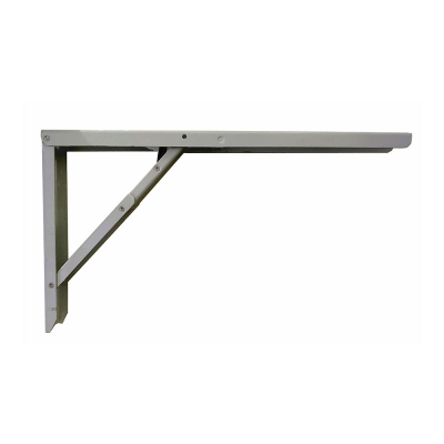 Escuadra de acero plegable abat-table plata 30 x 52 cm