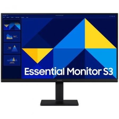 Monitor Profesional Samsung Essential Monitor S3 S24D300GAU/ 24/ Full HD/ Negro