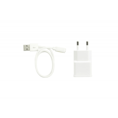 Savefamily Cargador de pared + Cable para Relojes Savefamily - 5V - Color Blanco