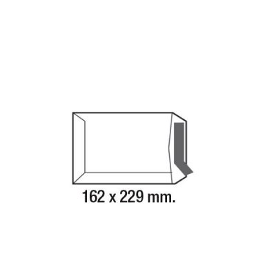 SAM C.250 bolsas 162x229mm offset blanco