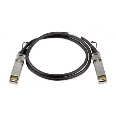 DEM-CB100S Cable de fibra óptica e InfiniBand 1 m SFP+ Negro