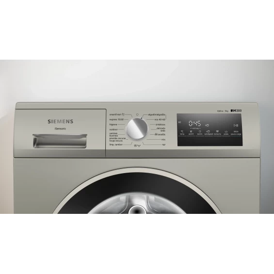 Lavadora Siemens WM14N20XEP, 9 kg, 1400 rpm, clase A, acero mate antihuellas - imagen 2