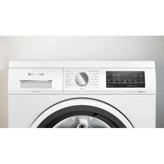 Lavadora Siemens WU14UT62ES, 9 kg, 1400 rpm, clase A, blanco - imagen 2