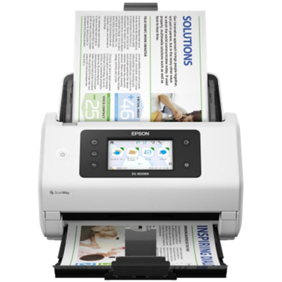 Escaner documental epson worforce ds - 800wn a4 - 50ppm - usb - red - wifi