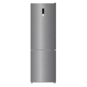 Frigorífico combi Infiniton FGC-310C88XEE, 188 x 59.5 x 63 cm, No Frost, clase E, 235 kWh año, 42dB, 310 litros, cajón Fresh Zone, luz LED, acero inox