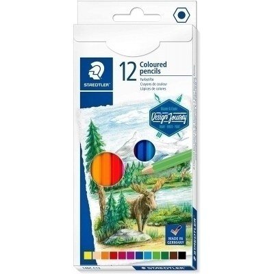 Staedtler 146C Pack de 12 Lapices de Colores - Mina Suave - Colores Surtidos