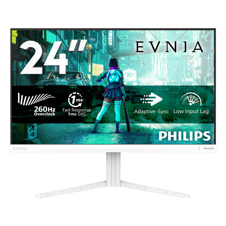 Evnia 3000 24M2N3201PL/00 pantalla para PC 60,5 cm (23.8") 1920 x 1080 Pixeles Full HD LCD Blanco