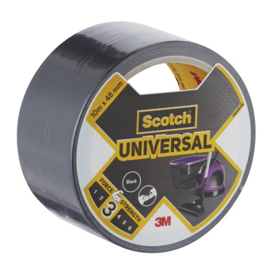 Scotch Cinta Adhesiva Americana 48mm x 10m - Color Negro