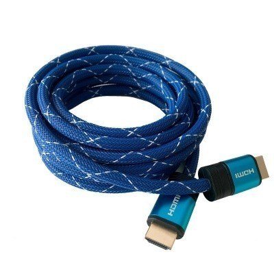 CABLE 3GO HDMI MACHO A HDMI MACHO V2.1 SOPORTA RESOLUCIONES 4K A 60FPS 3 METROS AZUL CHDMI320