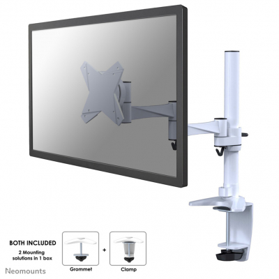 FPMA-D1330WHITE Brazo de monitor 10-30