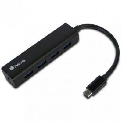 Hub USB 3.0 Tipo-C NGS WonderHub4/ 4 Puertos USB