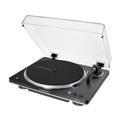 AT-LP70XBT Tocadiscos de tracción por correa Negro, Plata Totalmente automático