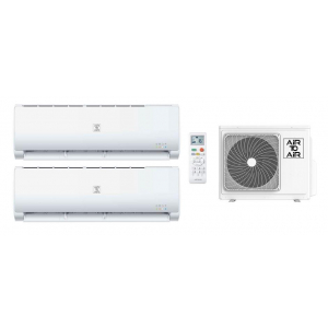 Aire acondicionado multi split 2x1 Air To Air 25+35/40, compuesto por ALC25TCIN + ALC35TCIN + ALC2U40, clase A++/A++, blanco